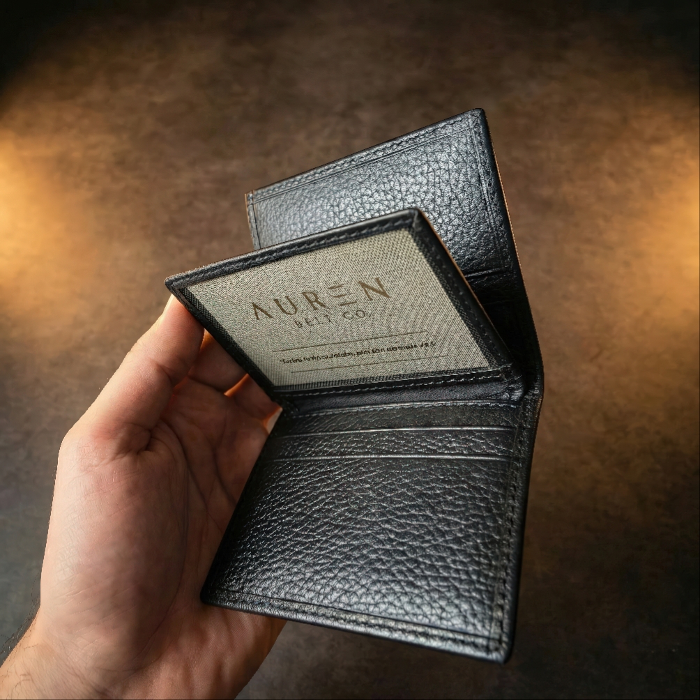 YALIN Serisi Erkek Kartlık – %100 Hakiki Deri – Minimal & İnce Tasarım – Yerli Üretim