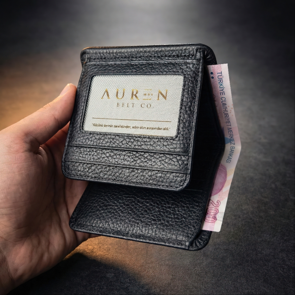 ALPAGU Serisi Erkek Cüzdan – %100 Hakiki Deri – Günlük & Klasik – Yerli Üretim