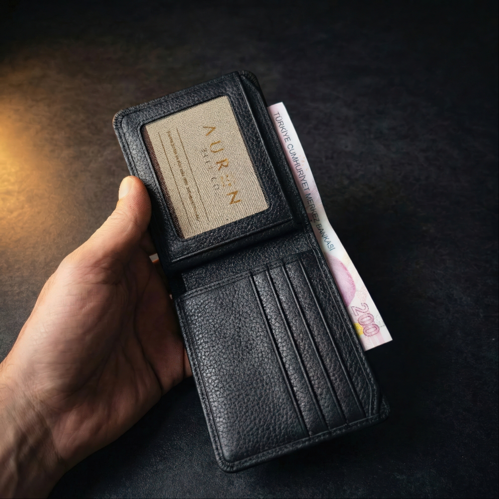 BÖRÜ Serisi Erkek Cüzdan – %100 Hakiki Deri – Günlük & Klasik – Yerli Üretim