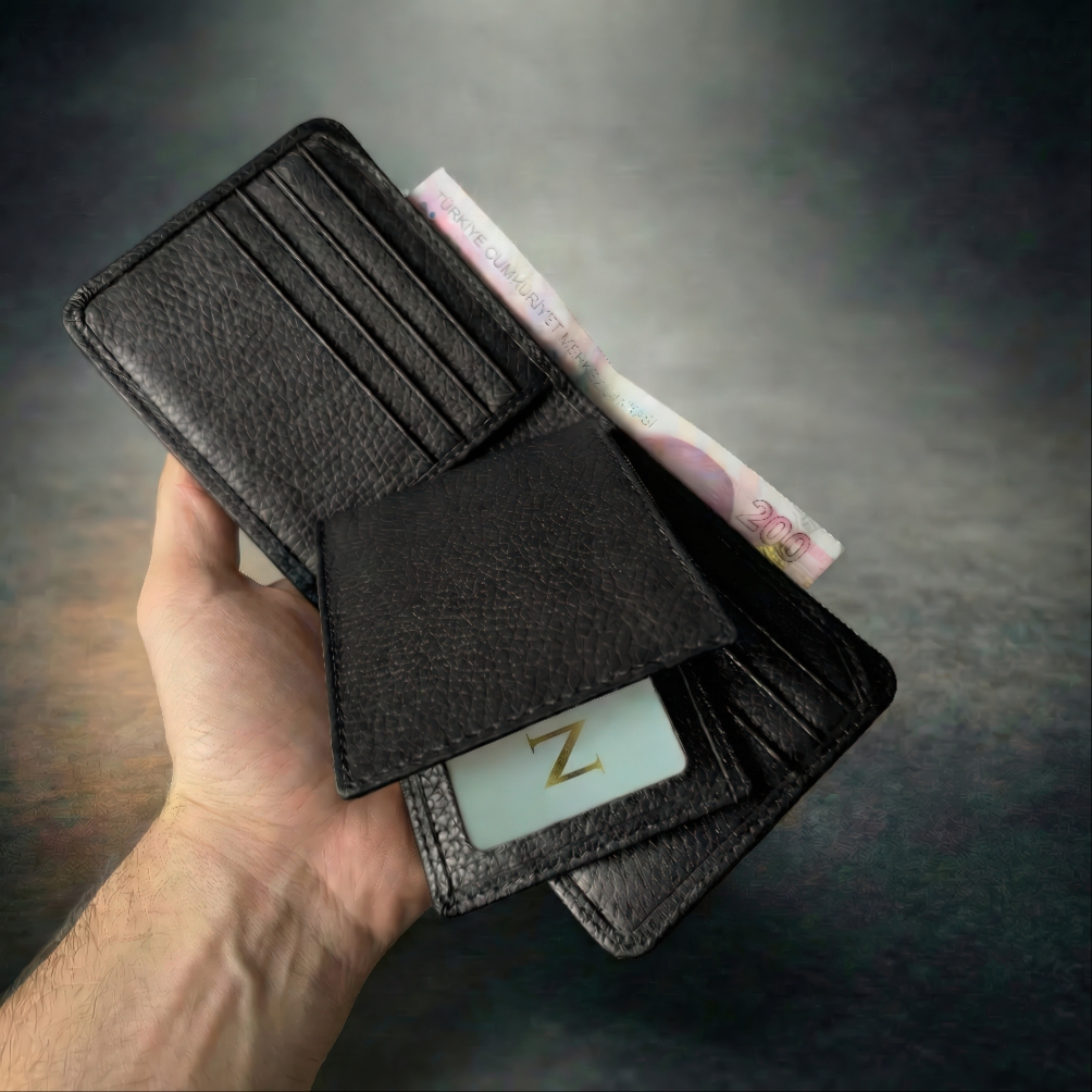 BÖRÜ Serisi Erkek Cüzdan – %100 Hakiki Deri – Günlük & Klasik – Yerli Üretim