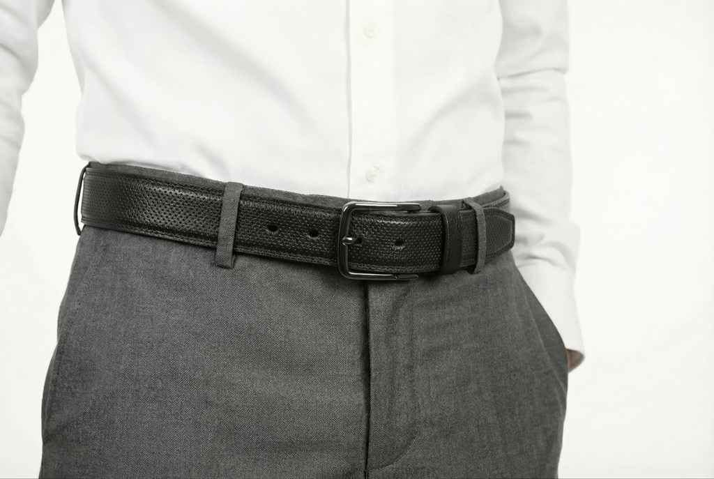 KORAL Serisi Erkek Kemer – %100 Hakiki Deri 3.5 CM– Günlük Kullanım – Yerli Üretim