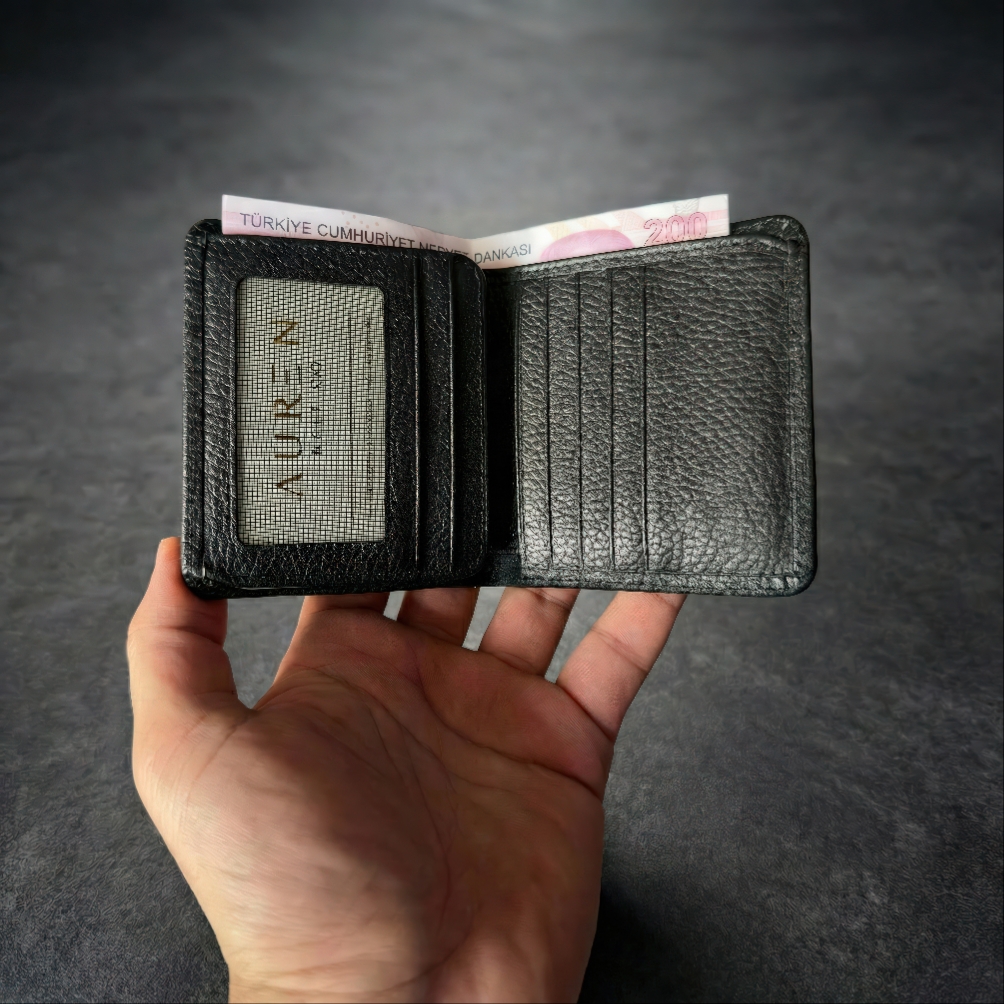 ALPAGU Serisi Erkek Cüzdan – %100 Hakiki Deri – Günlük & Klasik – Yerli Üretim