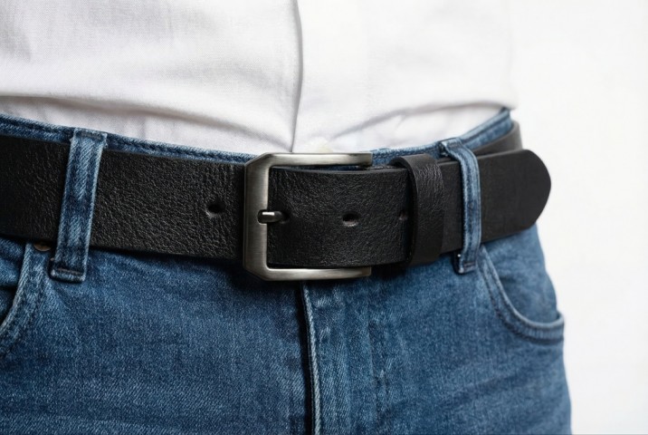 ALP Serisi Erkek Kemer – %100 Hakiki Manda Derisi 4.5 CM – Günlük Kullanım – Yerli Üretim