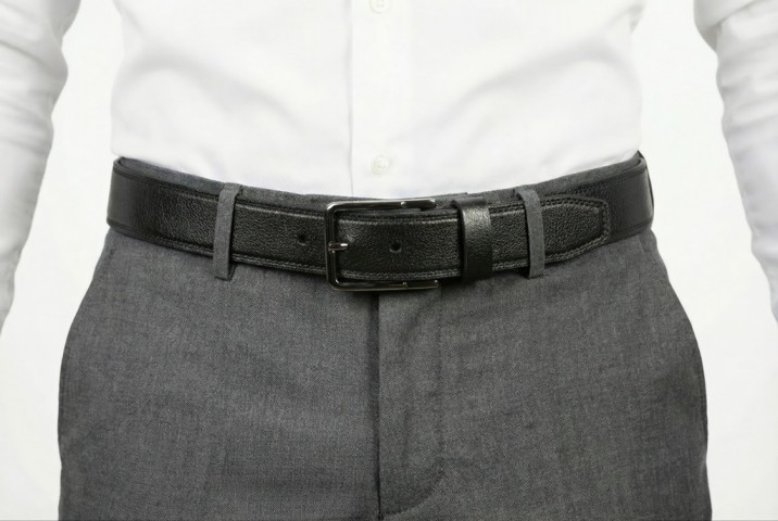 ARAS Serisi Erkek Kemer – %100 Hakiki Manda Derisi 3.5 CM– Günlük Kullanım – Yerli Üretim