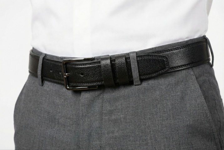 ARAS Serisi Erkek Kemer – %100 Hakiki Manda Derisi 3.5 CM– Günlük Kullanım – Yerli Üretim