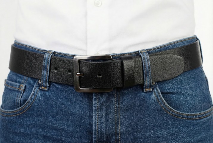 DEMİR Serisi Erkek Kemer – %100 Hakiki Manda Derisi 4 CM– Günlük Kullanım – Yerli Üretim