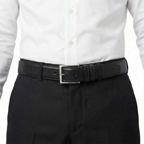 KAYA Serisi Erkek Kemer – %100 Hakiki Deri 3.5 CM– Günlük Kullanım – Yerli Üretim