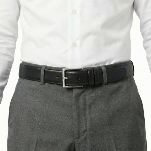 KAYA Serisi Erkek Kemer – %100 Hakiki Deri 3.5 CM– Günlük Kullanım – Yerli Üretim