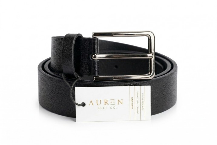 TUNGA Serisi Erkek Kemer – %100 Hakiki Manda Derisi 3.5 CM– Günlük Kullanım – Yerli Üretim