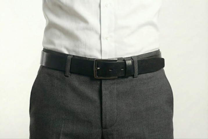 TUNGA Serisi Erkek Kemer – %100 Hakiki Manda Derisi 3.5 CM– Günlük Kullanım – Yerli Üretim