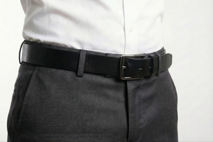 TUNGA Serisi Erkek Kemer – %100 Hakiki Manda Derisi 3.5 CM– Günlük Kullanım – Yerli Üretim